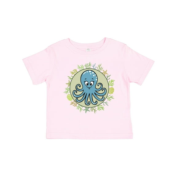 Inktastic Octopus Cute Ocean Sea Creature Boys or Girls Toddler T-Shirt