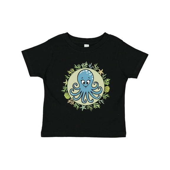 Inktastic Octopus Cute Ocean Sea Creature Boys or Girls Toddler T-Shirt