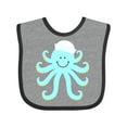 thumbnail image 1 of Inktastic Octopus Ocean Sea Creature Boys or Girls Baby Bib, 1 of 4