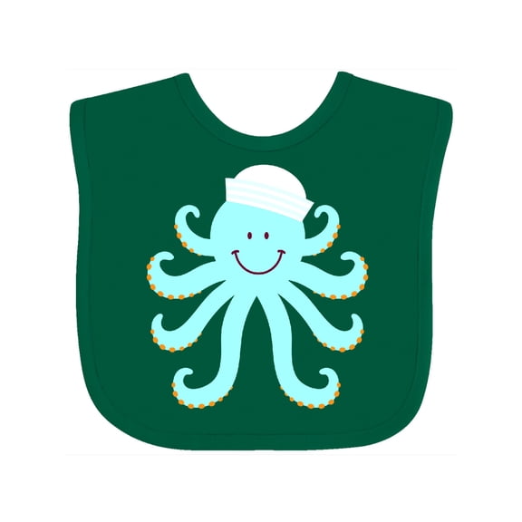 Inktastic Octopus Ocean Sea Creature Boys or Girls Baby Bib