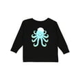 thumbnail image 1 of Inktastic Octopus Ocean Sea Creature Boys or Girls Long Sleeve Toddler T-Shirt, 1 of 5