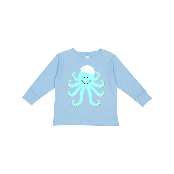 Inktastic Octopus Ocean Sea Creature Boys or Girls Long Sleeve Toddler T-Shirt