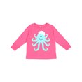 thumbnail image 1 of Inktastic Octopus Ocean Sea Creature Boys or Girls Long Sleeve Toddler T-Shirt, 1 of 5