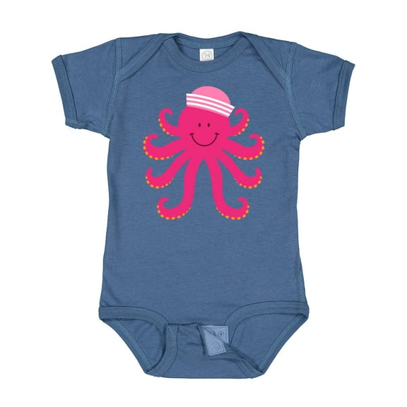 Inktastic Octopus Ocean Sea Creature Girls Girls Baby Bodysuit