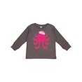 thumbnail image 1 of Inktastic Octopus Ocean Sea Creature Girls Girls Long Sleeve Toddler T-Shirt, 1 of 5