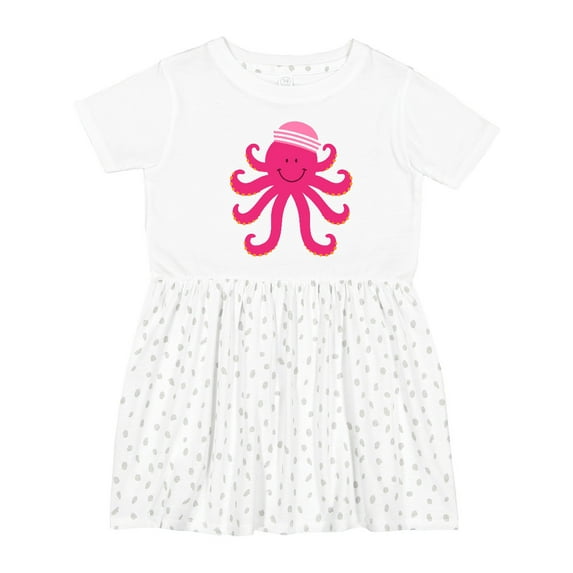 Inktastic Octopus Ocean Sea Creature Girls Girls Toddler Dress