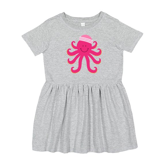 Inktastic Octopus Ocean Sea Creature Girls Girls Toddler Dress