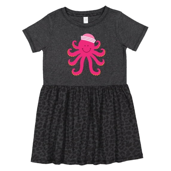 Inktastic Octopus Ocean Sea Creature Girls Girls Toddler Dress