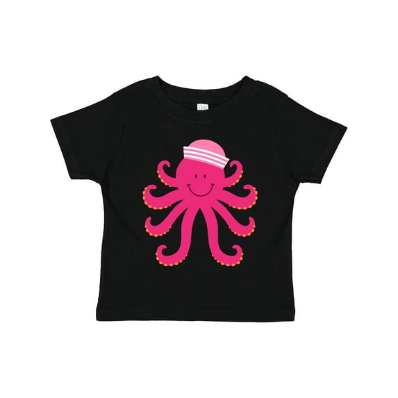 Inktastic Octopus Ocean Sea Creature Girls Girls Toddler T-Shirt