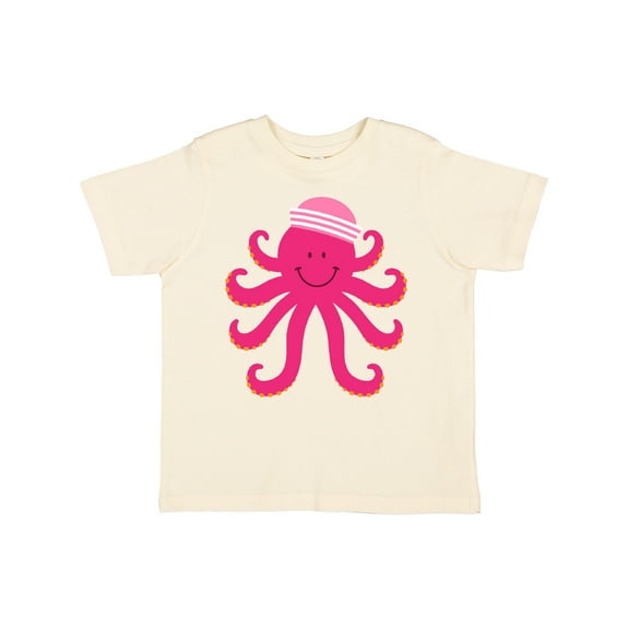Inktastic Octopus Ocean Sea Creature Girls Girls Toddler T-Shirt