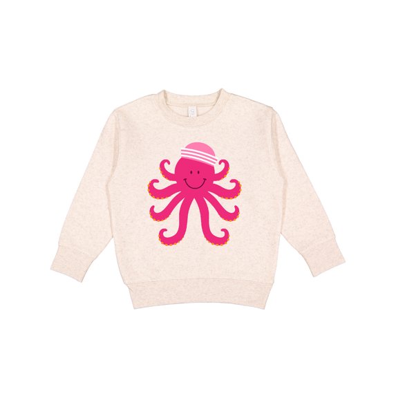 Inktastic Octopus Ocean Sea Creature Girls Toddler Sweatshirt