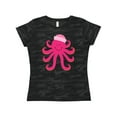 thumbnail image 1 of Inktastic Octopus Ocean Sea Creature Girls Women's T-Shirt, 1 of 5