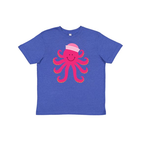 Inktastic Octopus Ocean Sea Creature Girls Youth T-Shirt