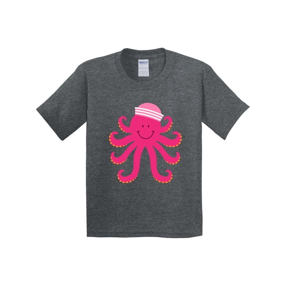 Inktastic Octopus Ocean Sea Creature Girls Youth T-Shirt