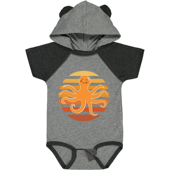 Inktastic Octopus Ocean Sunset Boys or Girls Baby Bodysuit