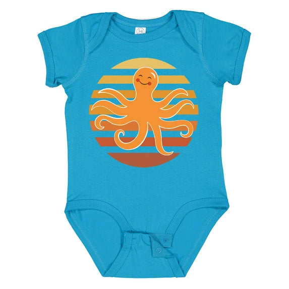 Inktastic Octopus Ocean Sunset Boys or Girls Baby Bodysuit