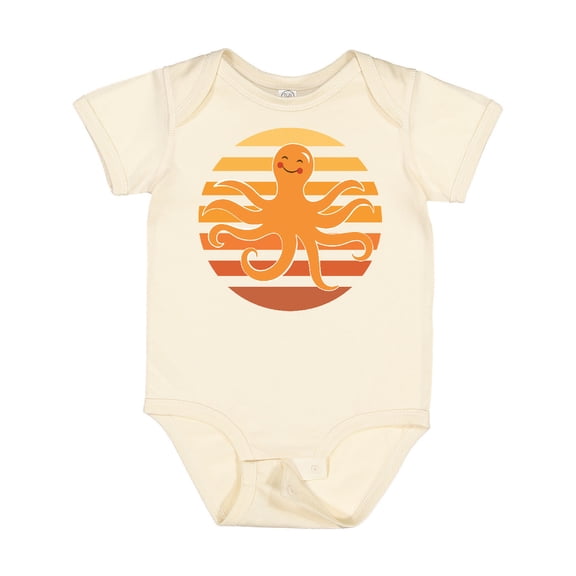 Inktastic Octopus Ocean Sunset Boys or Girls Baby Bodysuit