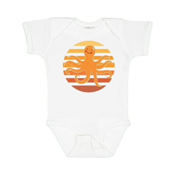 Inktastic Octopus Ocean Sunset Boys or Girls Baby Bodysuit
