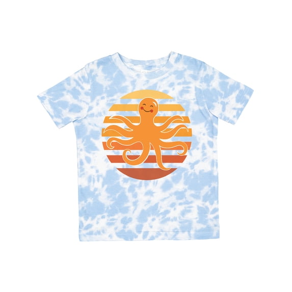 Inktastic Octopus Ocean Sunset Boys or Girls Toddler T-Shirt