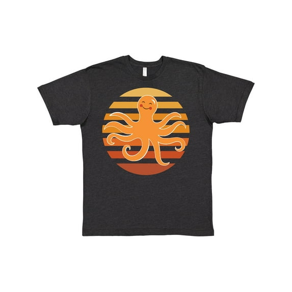 Inktastic Octopus Ocean Sunset T-Shirt