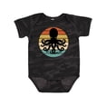 thumbnail image 1 of Inktastic Octopus Retro Vintage Sunset Boys or Girls Baby Bodysuit, 1 of 5