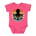 thumbnail image 1 of Inktastic Octopus Retro Vintage Sunset Boys or Girls Baby Bodysuit, 1 of 5