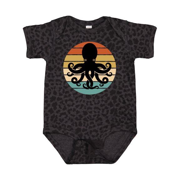 Inktastic Octopus Retro Vintage Sunset Boys or Girls Baby Bodysuit