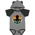 thumbnail image 1 of Inktastic Octopus Retro Vintage Sunset Boys or Girls Baby Bodysuit, 1 of 5