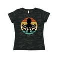 thumbnail image 1 of Inktastic Octopus Retro Vintage Sunset Women's T-Shirt, 1 of 5