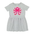 thumbnail image 1 of Inktastic Octopus Sea Creature Pink Girls Girls Toddler Dress, 1 of 5