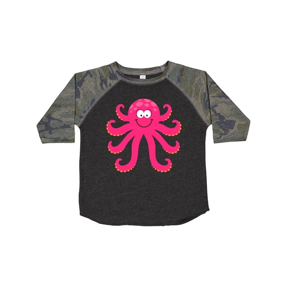 Inktastic Octopus Sea Creature Pink Girls Girls Toddler T-Shirt