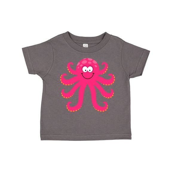 Inktastic Octopus Sea Creature Pink Girls Girls Toddler T-Shirt