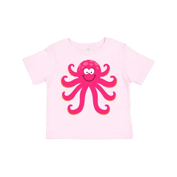 Inktastic Octopus Sea Creature Pink Girls Girls Toddler T-Shirt