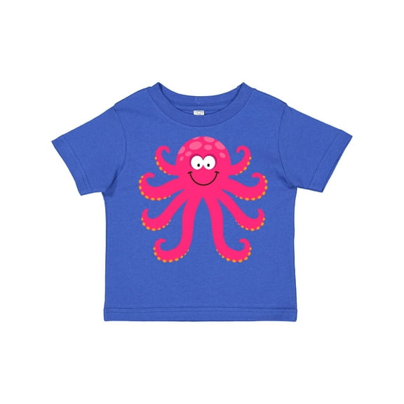 Inktastic Octopus Sea Creature Pink Girls Girls Toddler T-Shirt
