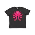 thumbnail image 1 of Inktastic Octopus Sea Creature Pink Girls Youth T-Shirt, 1 of 5