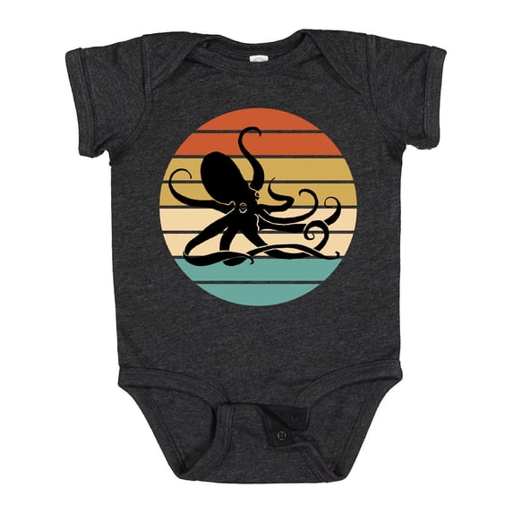 Inktastic Octopus Vintage Sunset Boys or Girls Baby Bodysuit