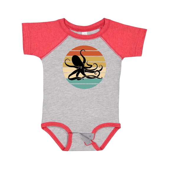Inktastic Octopus Vintage Sunset Boys or Girls Baby Bodysuit