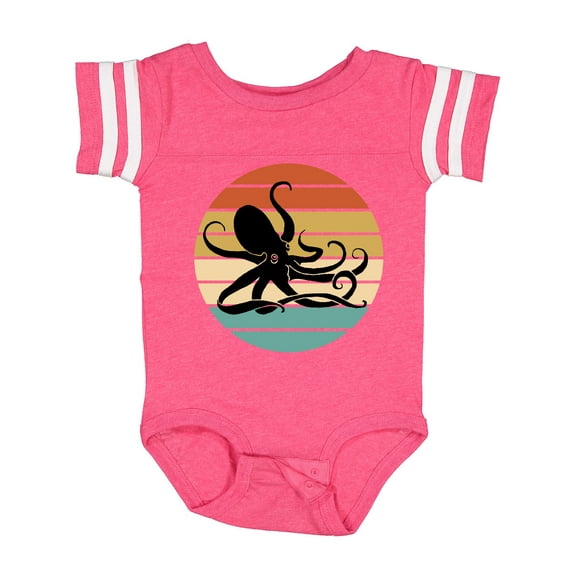 Inktastic Octopus Vintage Sunset Boys or Girls Baby Bodysuit