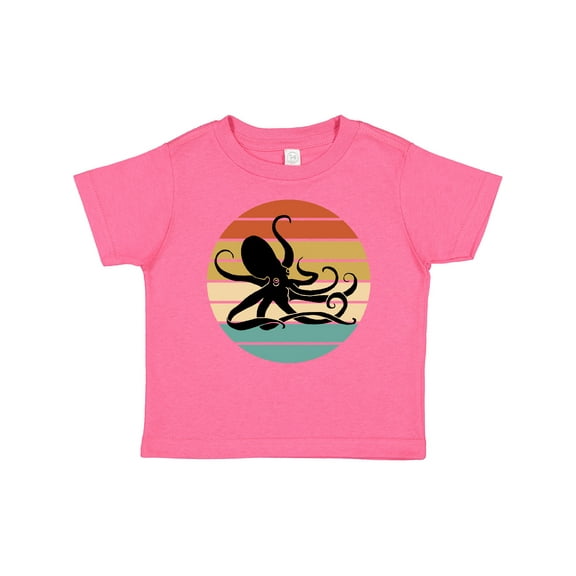Inktastic Octopus Vintage Sunset Boys or Girls Baby T-Shirt