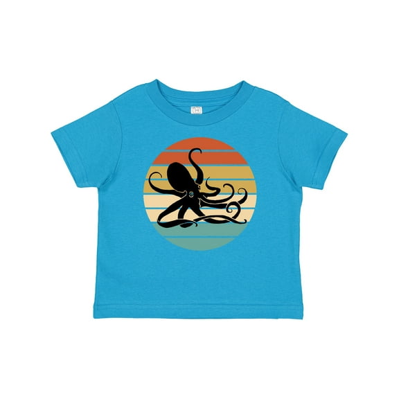 Inktastic Octopus Vintage Sunset Boys or Girls Baby T-Shirt