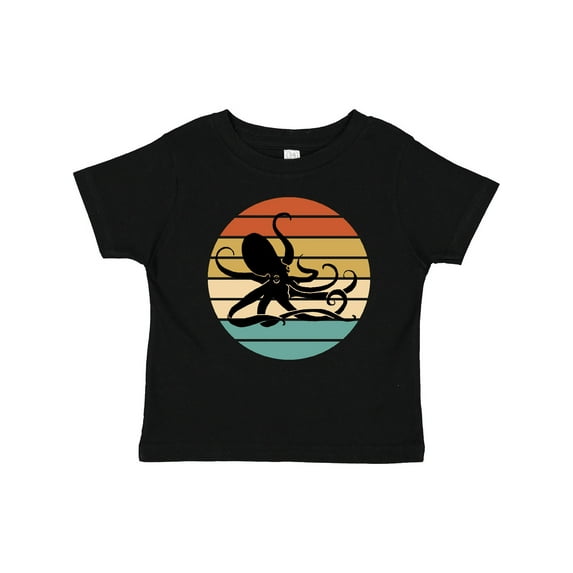 Inktastic Octopus Vintage Sunset Boys or Girls Baby T-Shirt