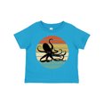 thumbnail image 1 of Inktastic Octopus Vintage Sunset Boys or Girls Toddler T-Shirt, 1 of 5