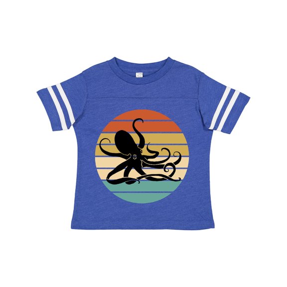 Inktastic Octopus Vintage Sunset Boys or Girls Toddler T-Shirt