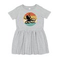 thumbnail image 1 of Inktastic Octopus Vintage Sunset Girls Toddler Dress, 1 of 5