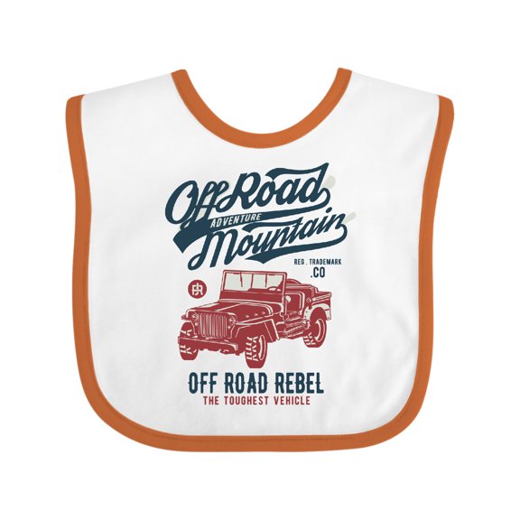 Inktastic Off Road Boys or Girls Baby Bib