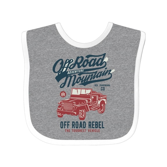 Inktastic Off Road Boys or Girls Baby Bib