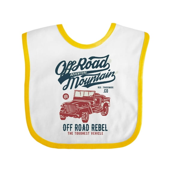Inktastic Off Road Boys or Girls Baby Bib