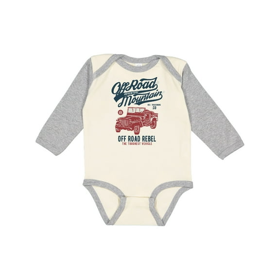 Inktastic Off Road Boys or Girls Long Sleeve Baby Bodysuit