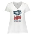 thumbnail image 1 of Inktastic Off Road Women's Plus Size V-Neck T-Shirt, 1 of 5