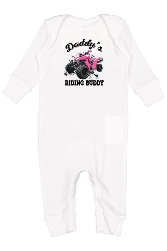 Off Roading Girls Mudding Cute Baby Romper Coveralls